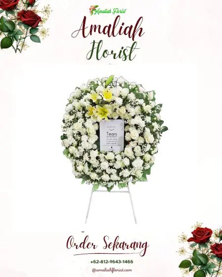 Krans Bunga Duka Sekolaq Darat
